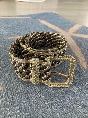 Tricolor Braided Belt